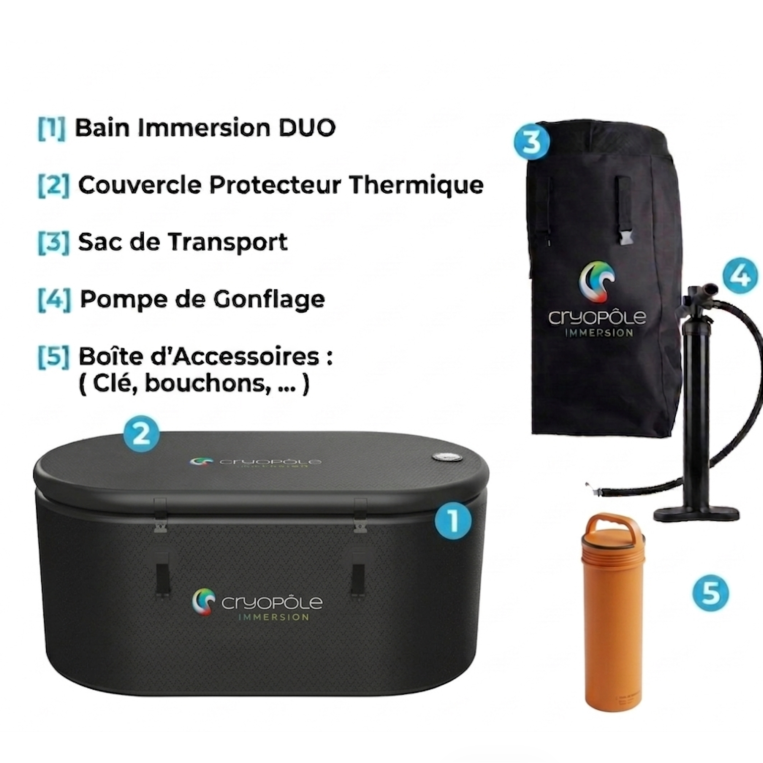 Immersion DUO Noir - Bain froid